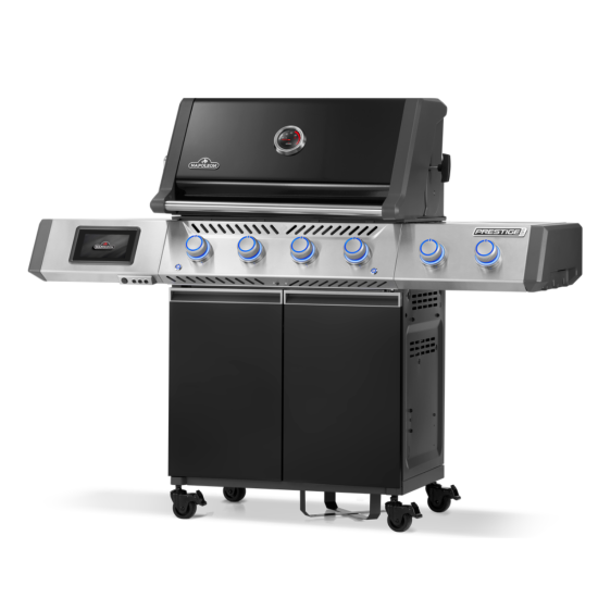 NAPOLEON Grill gazowy Prestige PRO 500 z palnikiem rożna i palnikiem bocznym Sizzle Zone, Czarny, WiFi (PRO500VXRSIBPK-PL)