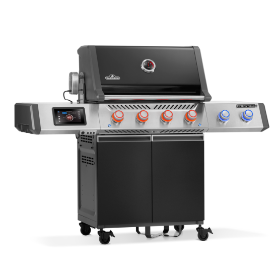 NAPOLEON Grill gazowy Prestige PRO 500 z palnikiem rożna i palnikiem bocznym Sizzle Zone, Czarny, WiFi (PRO500VXRSIBPK-PL)