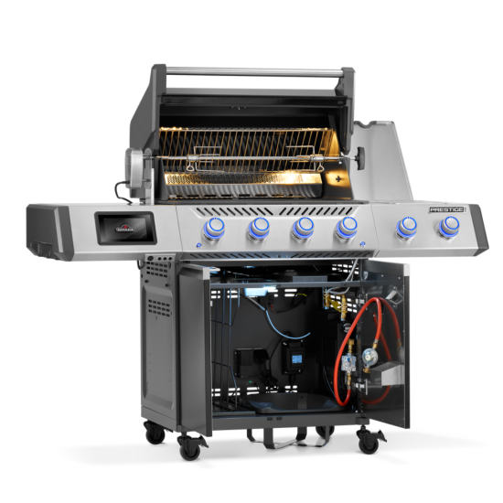 NAPOLEON Grill gazowy Prestige PRO 500 z palnikiem rożna i palnikiem bocznym Sizzle Zone, Czarny, WiFi (PRO500VXRSIBPK-PL)