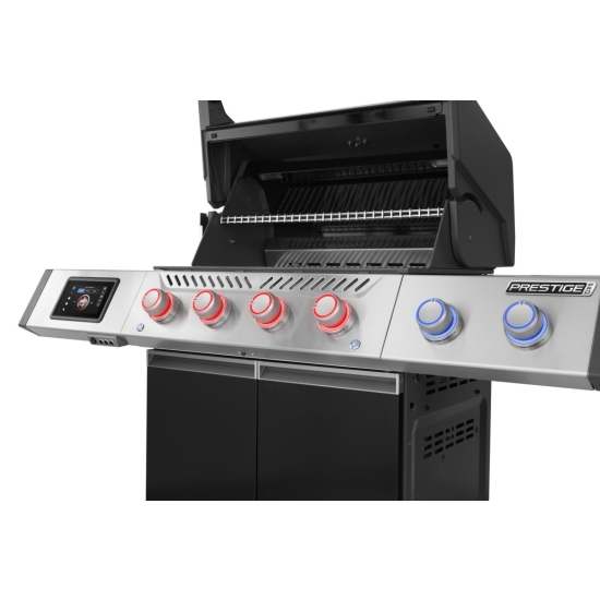 NAPOLEON Grill gazowy Prestige PRO 500 z palnikiem rożna i palnikiem bocznym Sizzle Zone, Czarny, WiFi (PRO500VXRSIBPK-PL)