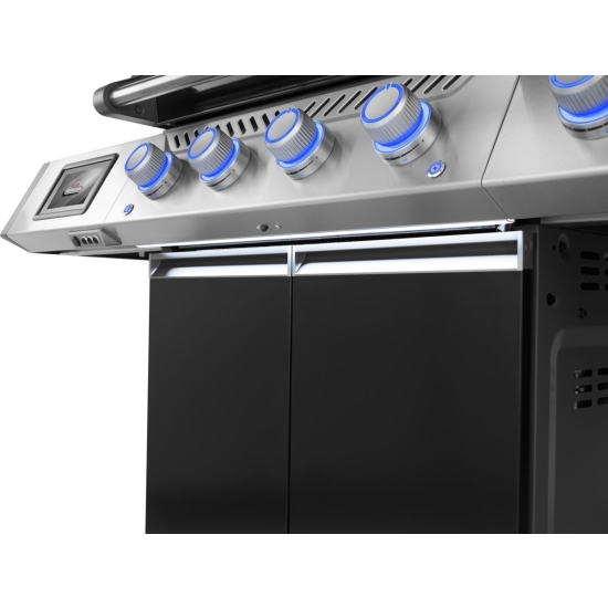 NAPOLEON Grill gazowy Prestige PRO 500 z palnikiem rożna i palnikiem bocznym Sizzle Zone, Czarny, WiFi (PRO500VXRSIBPK-PL)