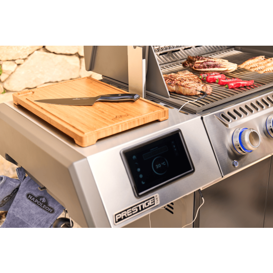 NAPOLEON Grill gazowy Prestige PRO 500 z palnikiem rożna i palnikiem bocznym Sizzle Zone, Czarny, WiFi (PRO500VXRSIBPK-PL)