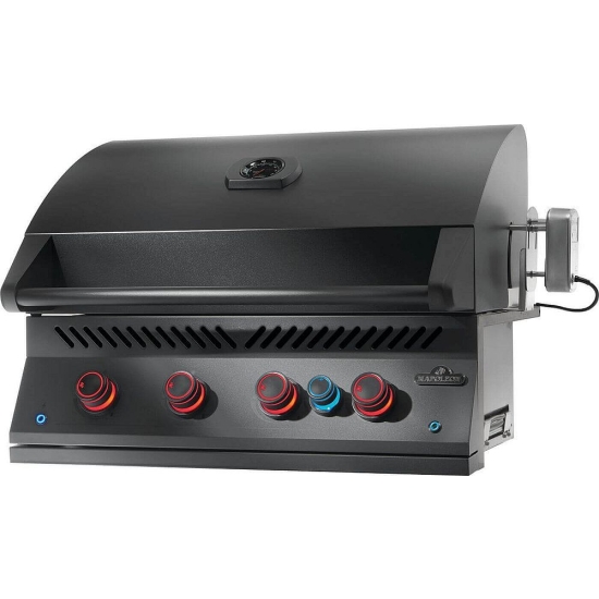 NAPOLEON 32-calowy grill do zabudowy serii 700 na gaz propan z tylnym palnikiem na podczerwień, matowa czerń (BIG32RBPMK-1-PL)