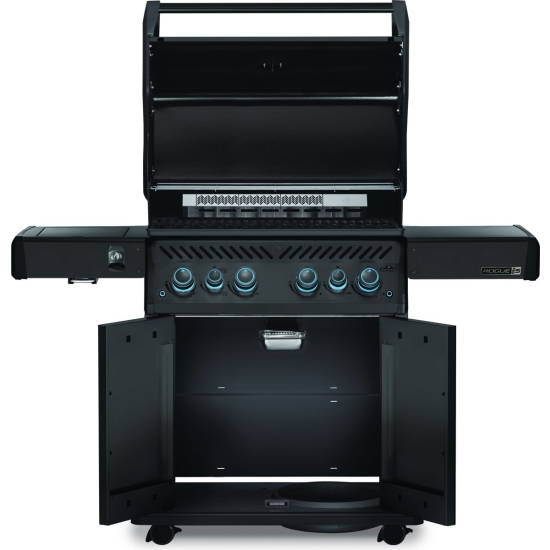 NAPOLEON Grill gazowy ROGUE PRO-S 525 z palnikiem rożna + rożno (69912) i palnikiem bocznym Sizzle Zone Czarny mat (RPS525RSIBPMK-2-PL)