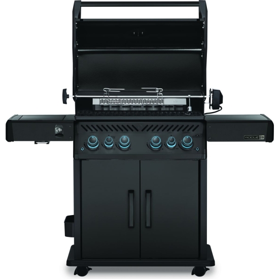 NAPOLEON Grill gazowy ROGUE PRO-S 525 z palnikiem rożna + rożno (69912) i palnikiem bocznym Sizzle Zone Czarny mat (RPS525RSIBPMK-2-PL)