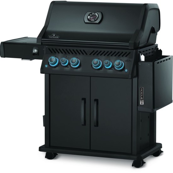 NAPOLEON Grill gazowy ROGUE PRO-S 525 z palnikiem rożna + rożno (69912) i palnikiem bocznym Sizzle Zone Czarny mat (RPS525RSIBPMK-2-PL)
