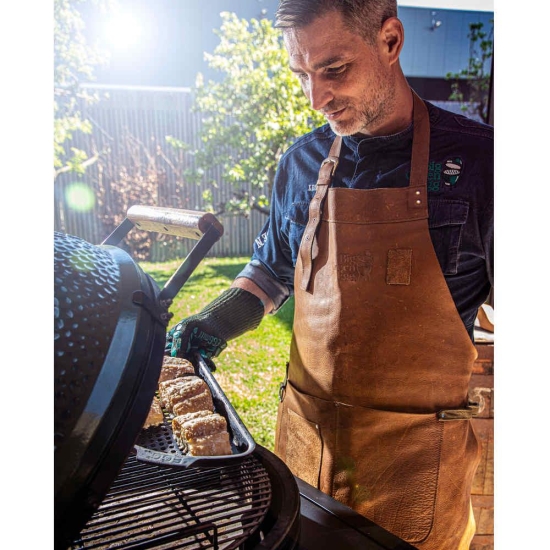 BIG GREEN EGG - Ruszt z otworami półokrągły mały / Perforated Half Grid L-100288