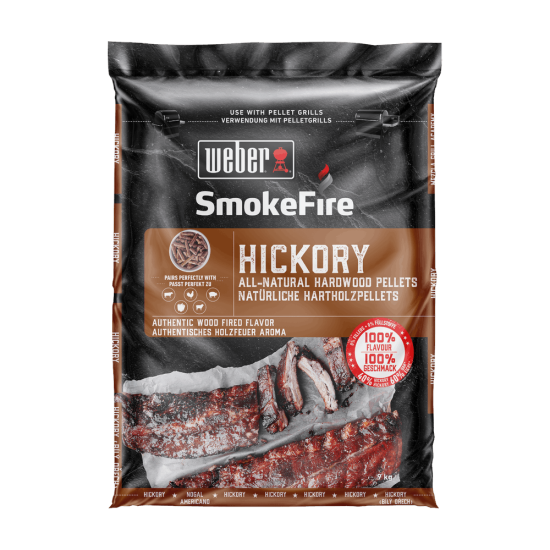 Weber Pellet drzewny Orzechowiec Amerykański 9kg (Hickory)