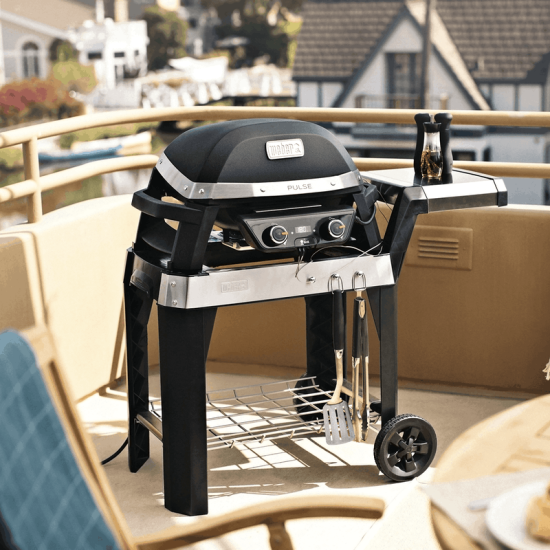 WEBER Grill elektryczny Pulse 2000 z wózkiem-100935