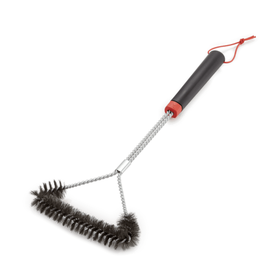 Weber Szczotka do czyszczenia grilla trójstronna 46cm ze stali nierdzewnej (6278)