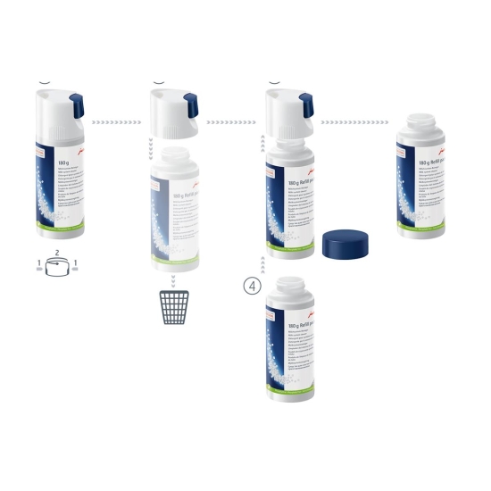 Jura Granulki do czyszczenia systemu mlecznego Click&Clean opakowanie 180g (24211)-101635