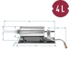 Browin Nardziewarka pozioma 4kg-102129