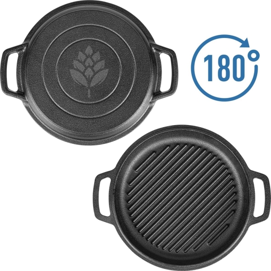 Browin Żeliwny garnek z patelnią-102022