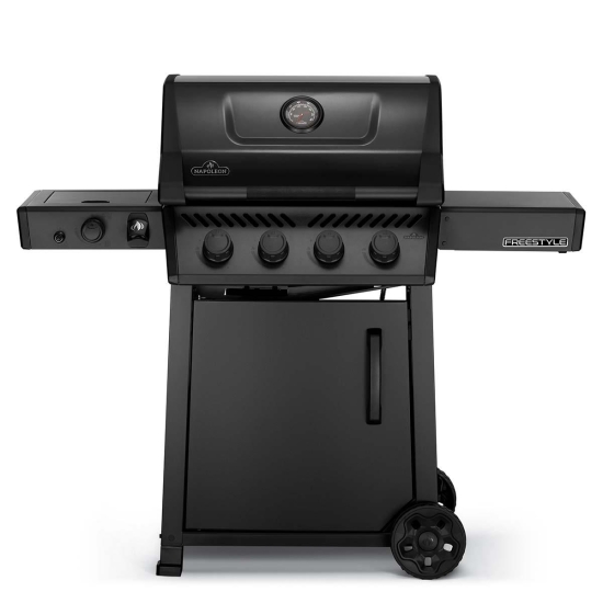 NAPOLEON Grill gazowy PHANTOM Freestyle 425 z drzwiczkami i palnikiem bocznym IR na podczerwień Sizzle Zone Czarny Mat (F425DSIBPK-PL-PHM)