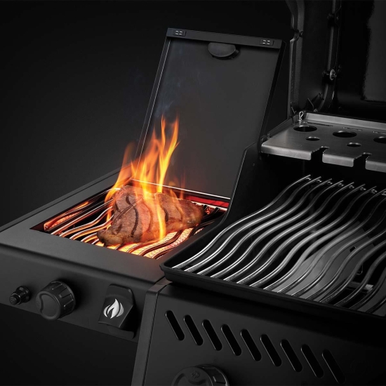 NAPOLEON PHANTOM Freestyle 425 Grill gazowy z drzwiczkami i palnikiem IR na podrzerwień Sizzle Zone™ Czarny Mat-10265