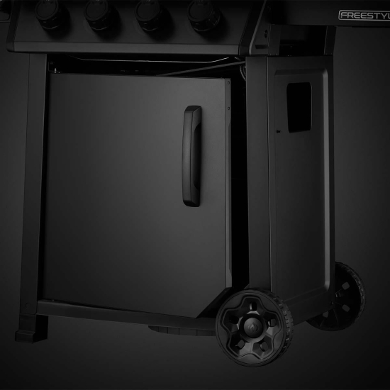 NAPOLEON PHANTOM Freestyle 425 Grill gazowy z drzwiczkami i palnikiem IR na podrzerwień Sizzle Zone™ Czarny Mat-10265