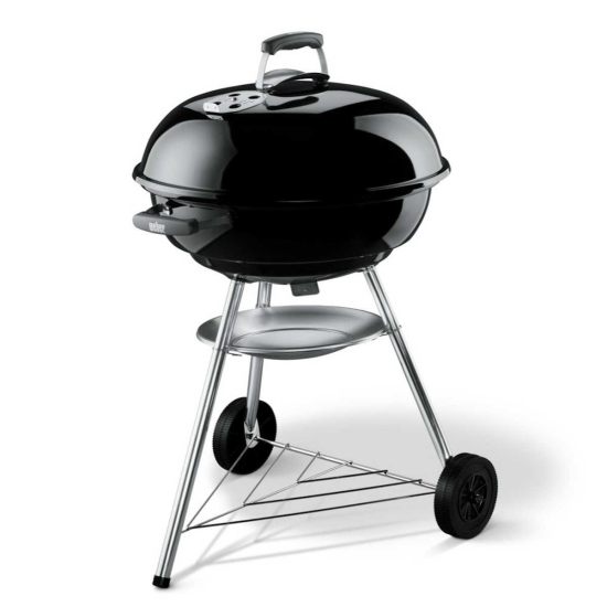Weber Grill Węglowy Compact Kettle 57cm Czarny (1321004)