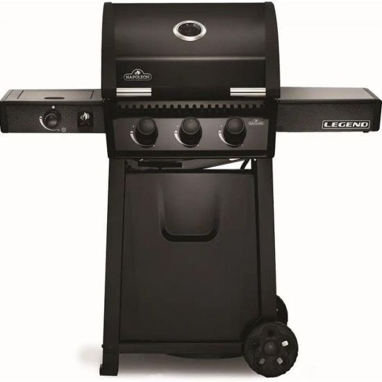 NAPOLEON Grill Gazowy Legend 365 z kuchenką boczną czarny (LD365SBPK-PL)