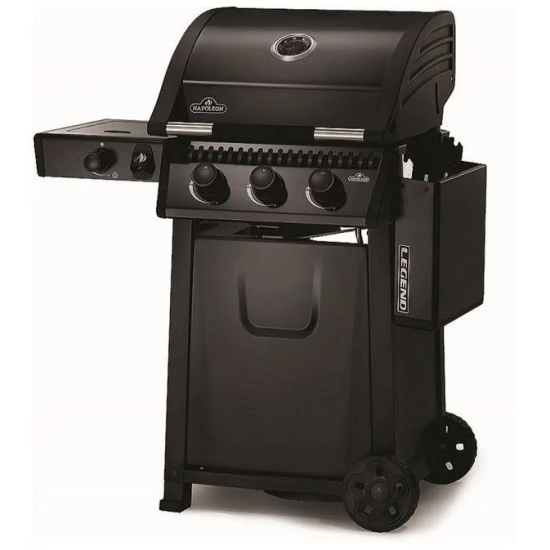 NAPOLEON Grill Gazowy Legend 365 z kuchenką boczną czarny-103034