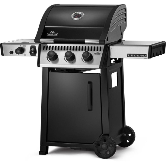 NAPOLEON Grill Gazowy Legend 365 palnikiem bocznym IR  na podczerwień Sizzle Zone czarny-103045
