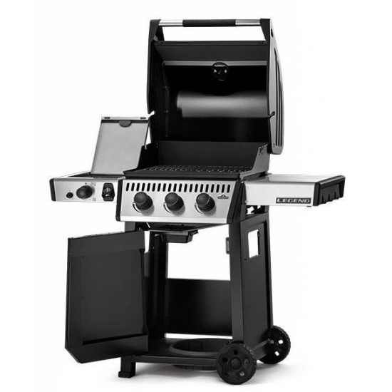 NAPOLEON Grill Gazowy Legend 365 palnikiem bocznym IR  na podczerwień Sizzle Zone czarny-103047