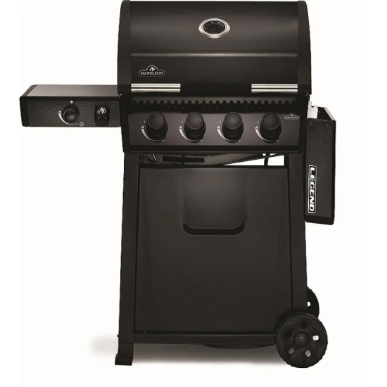 NAPOLEON Grill Gazowy Legend 425  z kuchenką boczną czarny-103055