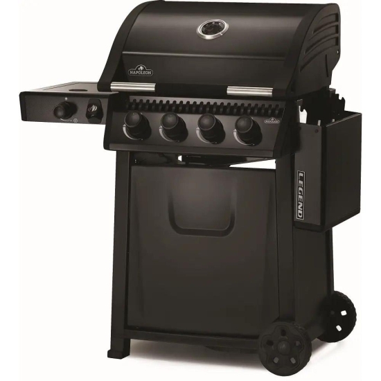 NAPOLEON Grill Gazowy Legend 425  z kuchenką boczną czarny-103056