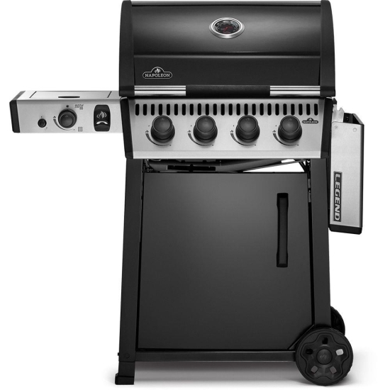 NAPOLEON Grill Gazowy  Legend 425 z palnikiem bocznym IR na podczerwień Sizzle Zone czarny-103063