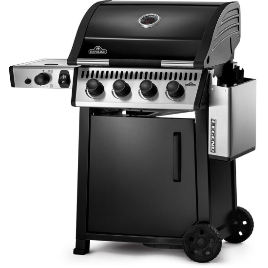 NAPOLEON Grill Gazowy  Legend 425 z palnikiem bocznym IR na podczerwień Sizzle Zone czarny-103064