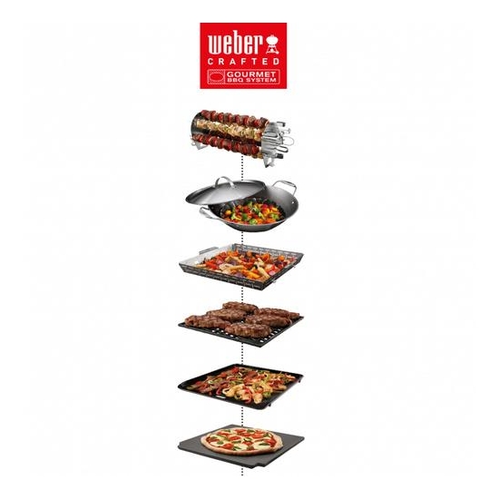Weber CRAFTED kordierytowy kamien do pizzy, do zewnętrznego systemu grillowania-103694