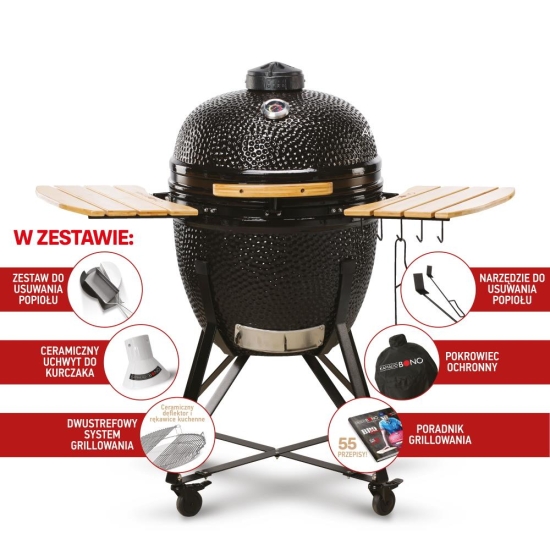 Kamado Bono Grill Węglowy Ceramiczny Grande 23