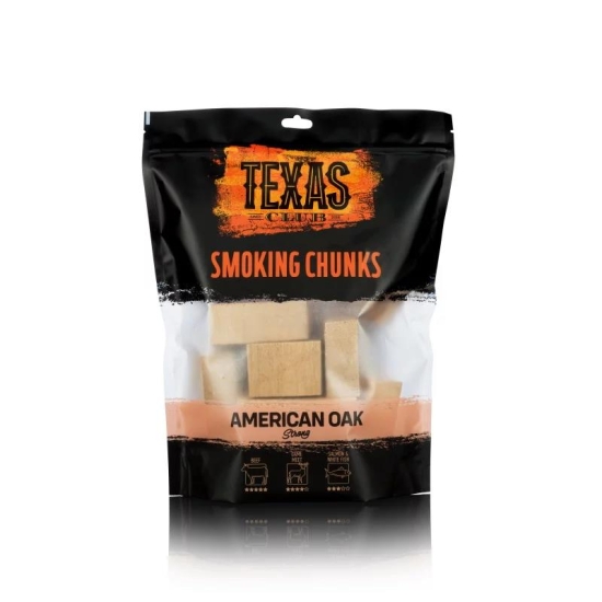 Texas Club Dębowe kawałki do wędzenia 1kg (AZUOL)