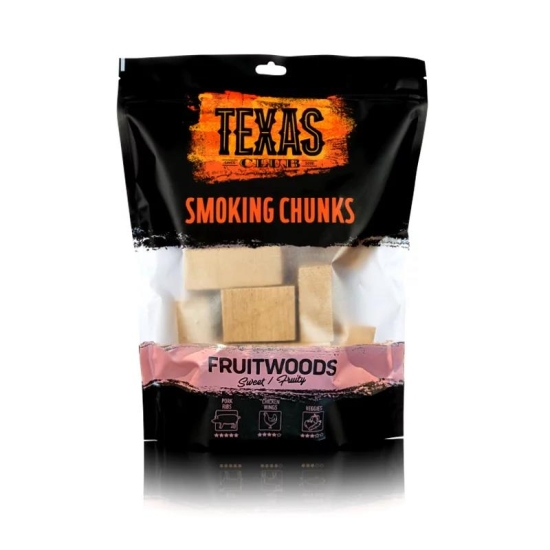 Texas Club Kawałki do wędzenia z drzew owocowych 1kg (VAISMED)