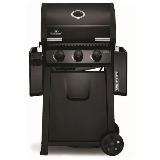NAPOLEON Grill Gazowy Legend 365 Czarny + Płyta żeliwna (LD365PK-PL-A)-104402