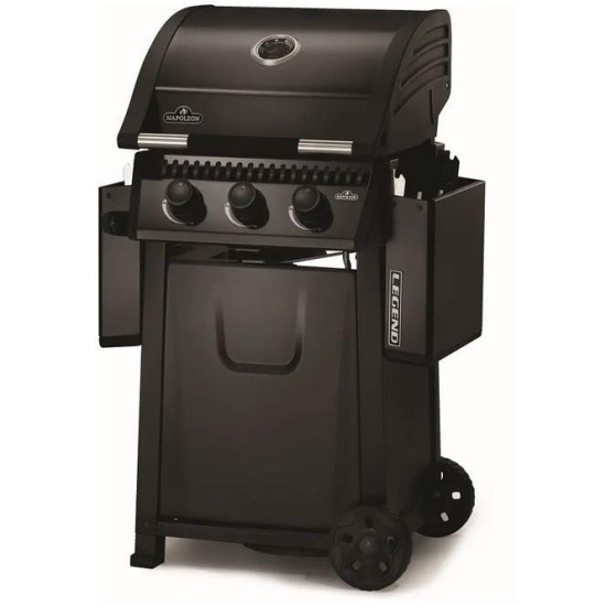 NAPOLEON Grill Gazowy Legend 365 Czarny + Płyta żeliwna (LD365PK-PL-A)-104403