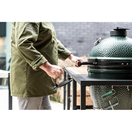 BIG GREEN EGG - Żeliwna prasa do grilla i Burgerów - Cast Iron Grid Press (127648)-104430