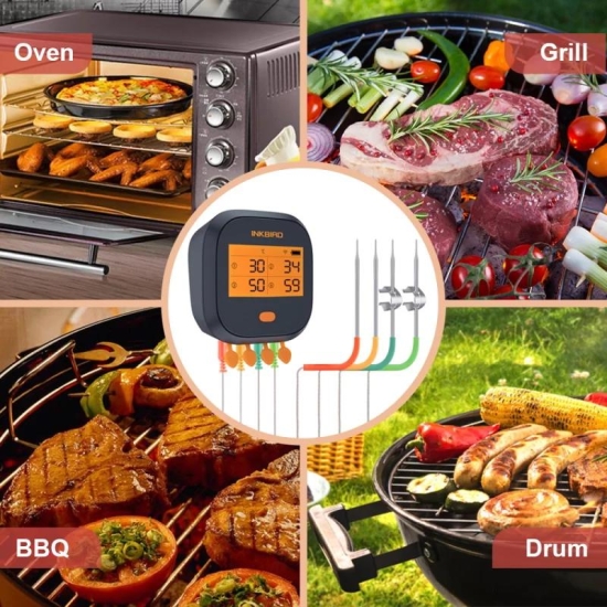 Inkbird Termometr cyfrowy Wi-Fi (IBBQ-4T)