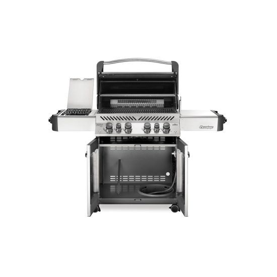 NAPOLEON Grill gazowy Prestige 500 z palnikiem rożna i palnikiem bocznym Sizzle Zone, Szary (P500RSIBPCH-3-PL)-105621