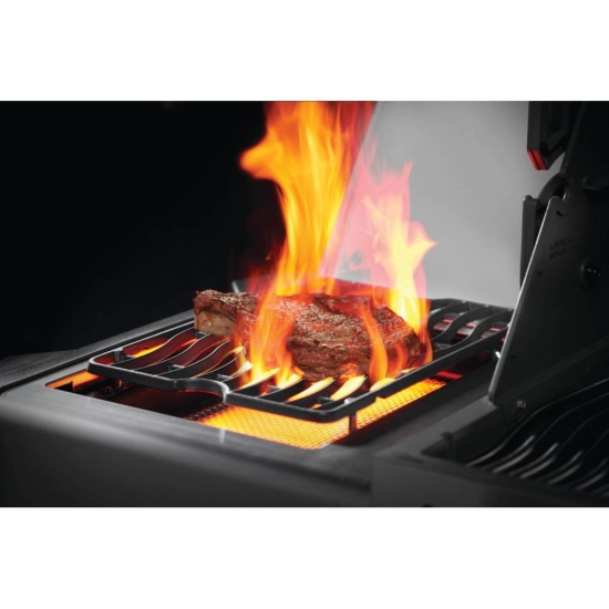NAPOLEON Grill gazowy Prestige 500 z palnikiem rożna i palnikiem bocznym Sizzle Zone, Szary (P500RSIBPCH-3-PL)-105738