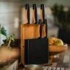 FISKARS Zestaw 5 noży w bloku bambusowym (1057552)-106266