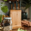 FISKARS Zestaw 3 noży w bloku bambusowym (1057553)-106271