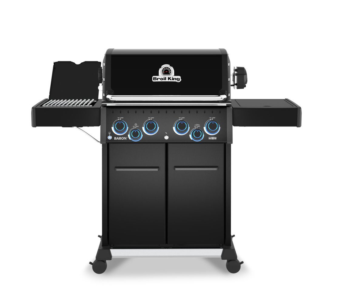 Broil King Baron 490 IRX Shadow grill gazowy z palnikiem bocznym na podczerwień